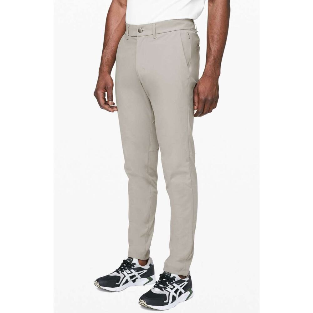 Lululemon Commission Pant Slim Warpstreme Riverstone Size 30 Athletic Performace